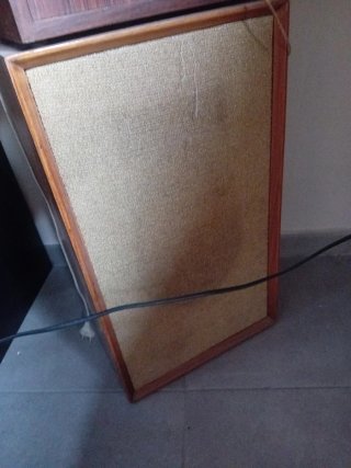 Stereo anni 60 marrone/argento