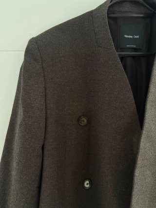 Americana cruzada Massimo Dutti doble botonadura