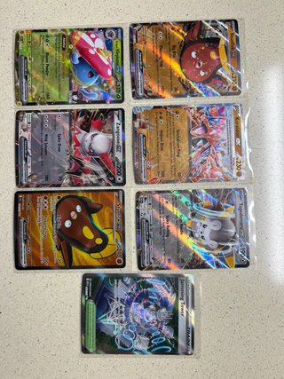 Lote Cartas Pokémon EX Ascended Heroes en ingles.