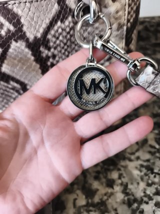 Bolso Michael Kors Serpiente Marrón/Gris