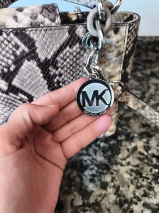 Bolso Michael Kors Serpiente Marrón/Gris
