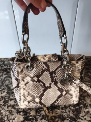 Bolso Michael Kors Serpiente Marrón/Gris