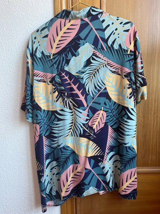 Camisa H&M Estampada Viscosa Talla M