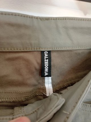 pantalón matizado verde militar