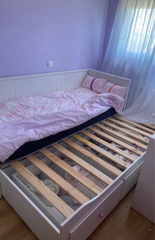 Letto a castello bianco Ikea Hemnes