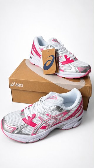 Zapatillas ASICS GEL 1130 rosas y plateado