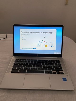 Portátil HP Chromebook Grigio (Con Caricatore Originale)