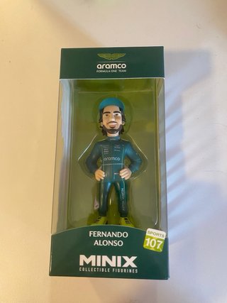 Minix Fernando Alonso y coche F1