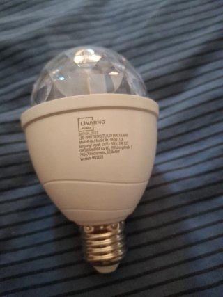 Lámpara LED Giratoria para Fiestas