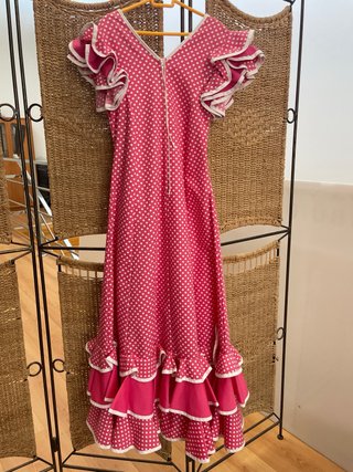 Vestido flamenca para niña con mantoncillo