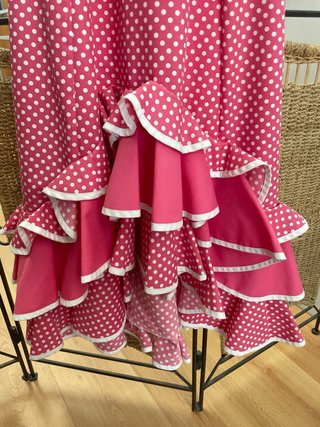 Vestido flamenca para niña con mantoncillo