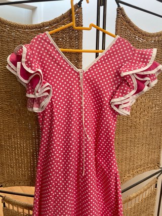Vestido flamenca para niña con mantoncillo