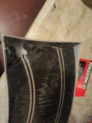 8 curvas standar  Scalextric 1/33 negras