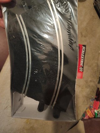 8 curvas standar  Scalextric 1/33 negras