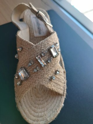 Sandalias Yute Stradivarius Talla 38