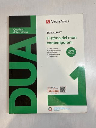 Dual 1. Història del món contemporani. Llibre c...