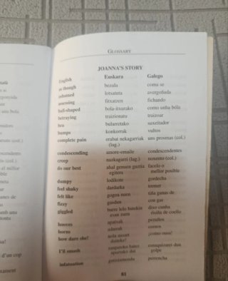 Libro "Joannaś Story and Others" 2o bachillerato