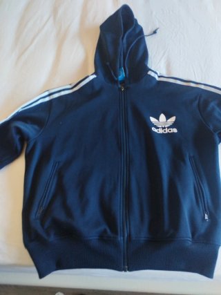 Sudadera Adidas Vintage Azul Talla XL