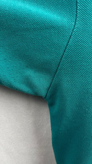 Polo Vintage Chemise Lacoste Verde Turquesa / Agua
