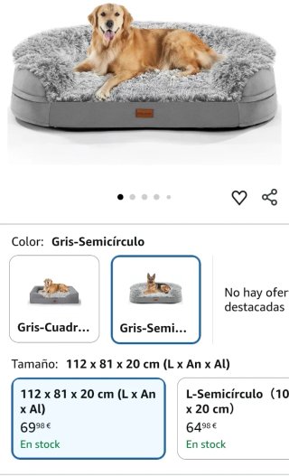 Base de Cama Ortopédica Perro Gimars XL
