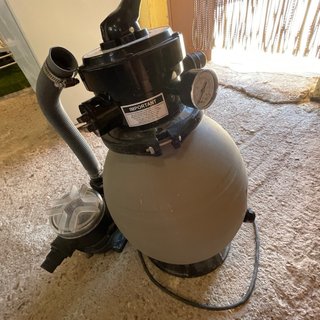 Depuradora piscina de arena Monoblock con bomba QP
