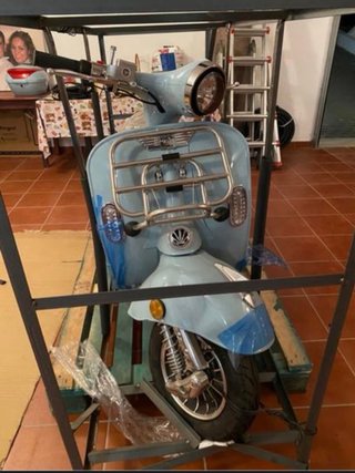 Scooter Sun Ra Vintage Azul 200 km