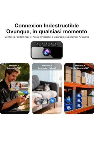 Mini Cámara WiFi AOBOCAM 1080p
