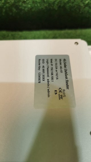 Módem 4G LTE Solar con ranura SIM