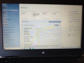 Portátil HP Pavilion Negro Intel-i5 16GB Ram