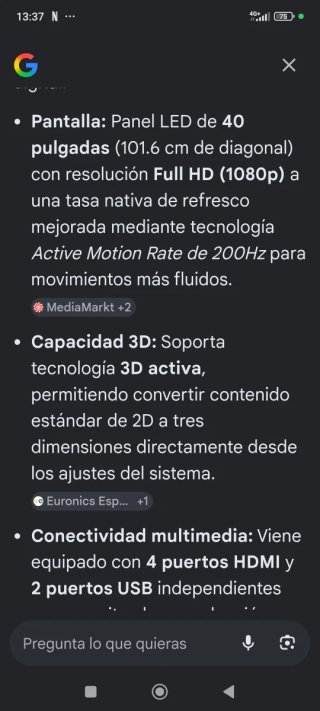 Smart TV Toshiba 40 Negro