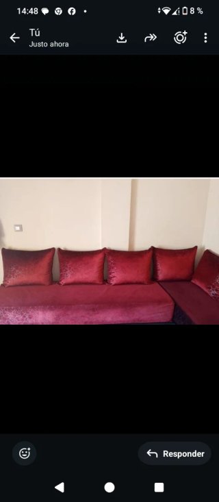 Salón marroquí con cojines