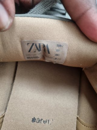 Zapatillas Zara Verde/Blanco Talla 42