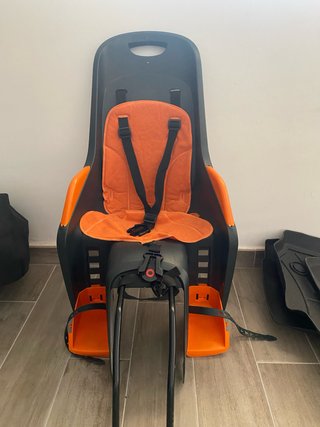 Silla Portabebés Bicicleta Naranja