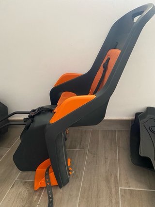 Silla Portabebés Bicicleta Naranja