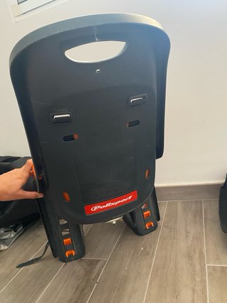 Silla Portabebés Bicicleta Naranja