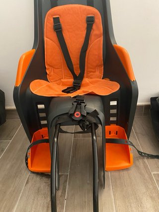 Silla Portabebés Bicicleta Naranja