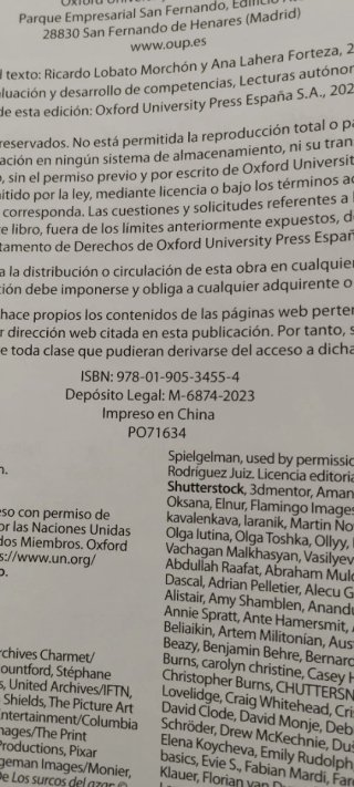 Libros de texto 2°ESO Liceo Caracense
