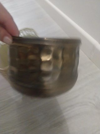 Macetas metal antiguas