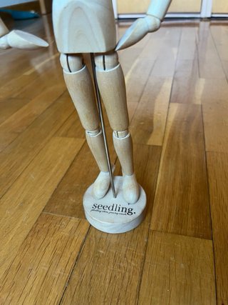 Muñeco Articulado Madera Seedling