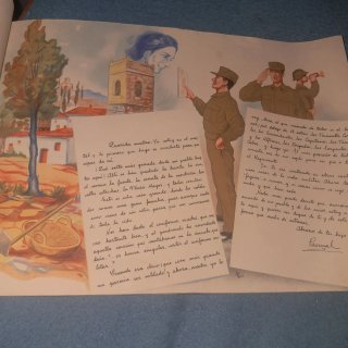 Librillo Cartas de un Soldado - Ejercito Español