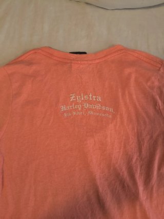 Camiseta Harley Davidson Naranja