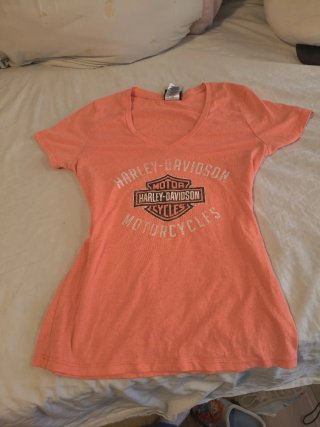 Camiseta Harley Davidson Naranja