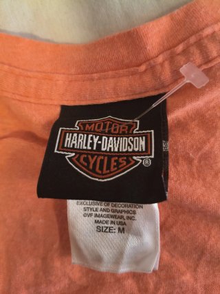 Camiseta Harley Davidson Naranja