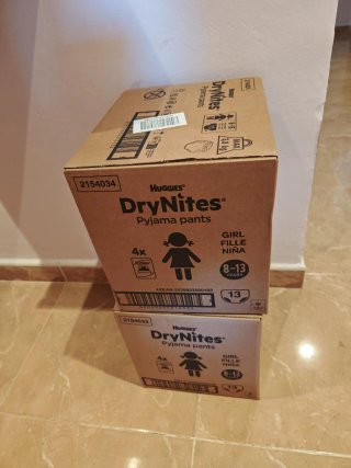 Pañales Huggies DryNites 8-13 años