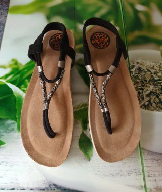 Sandalias Porronet Negras Talla 41