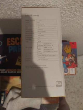 Proyector LED Blanco y Amarillo