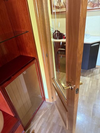 Puerta doble de salón con cristal