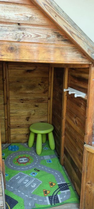Casita de madera para niños exterior