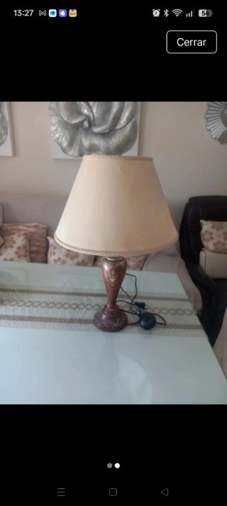 Lámpara de mesa clásica