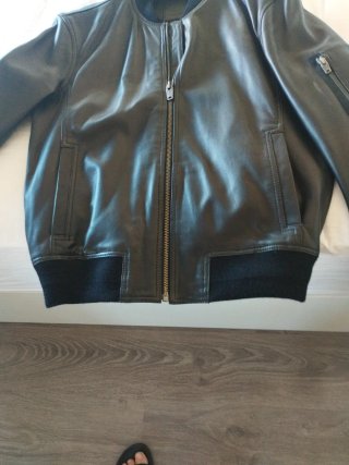 Chaqueta Bomber Cuero Timberland Talla S